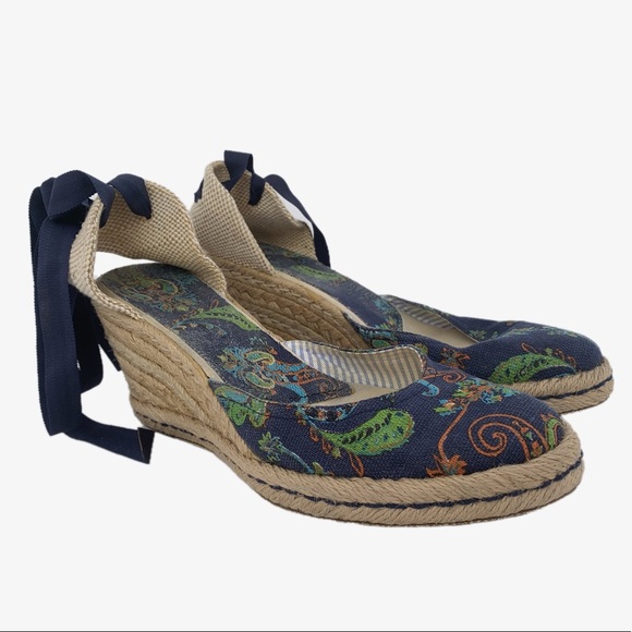 Tommy Hilfiger Ankle Tie Espadrille Wedge - Picture 7 of 14